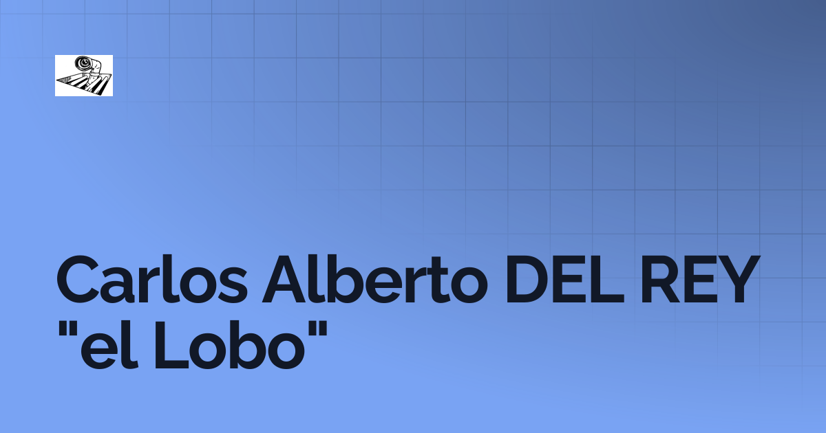 Carlos Alberto DEL REY 